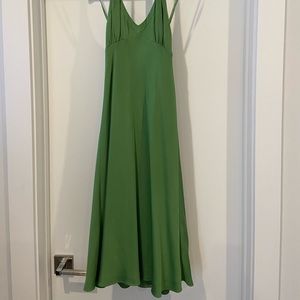 J CREW Silk Green Cocktail Dress